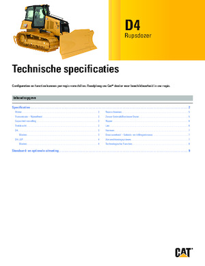 Гусеничні бульдозери Caterpillar D4 XL