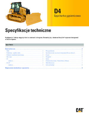 Гусеничні бульдозери Caterpillar D4 XL