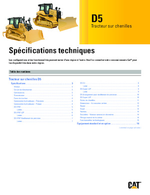 Гусеничні бульдозери Caterpillar D5 LPG VPAT