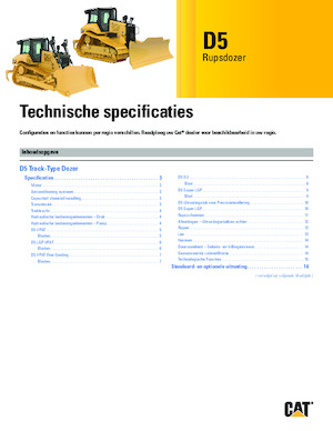 Гусеничні бульдозери Caterpillar D5 LPG VPAT