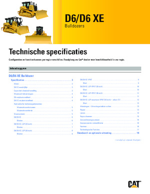 Гусеничні бульдозери Caterpillar D6