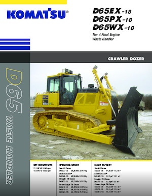 Гусеничні бульдозери Komatsu D65EX-18E0