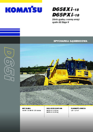 Гусеничні бульдозери Komatsu D65PXi-18E0