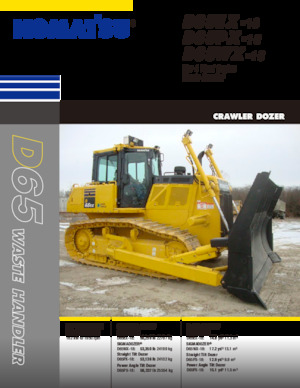 Гусеничні бульдозери Komatsu D65WX-18 WH