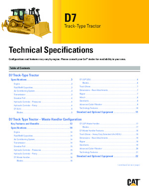 Гусеничні бульдозери Caterpillar D7 LGP
