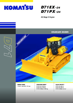 Гусеничні бульдозери Komatsu D71PX-24E0