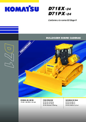 Гусеничні бульдозери Komatsu D71PX-24E0