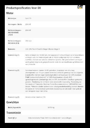 Гусеничні бульдозери Caterpillar D8