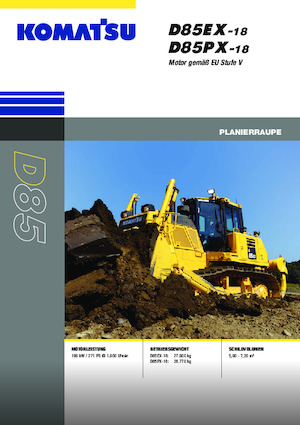 Гусеничні бульдозери Komatsu D85PX-18E0