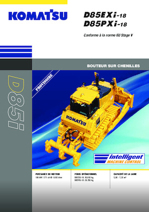 Гусеничні бульдозери Komatsu D85PXi-18E0