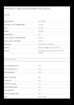 Гусеничні бульдозери Caterpillar D9 GC