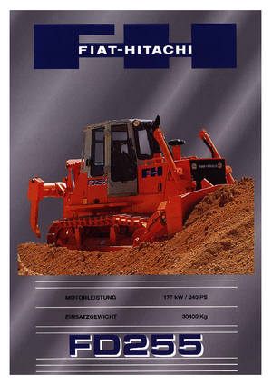 Гусеничні бульдозери Fiat-Hitachi FD 255