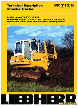 Гусеничні бульдозери Liebherr PR 712 B-L Litr.
