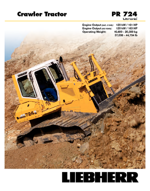 Гусеничні бульдозери Liebherr PR 724 XL
