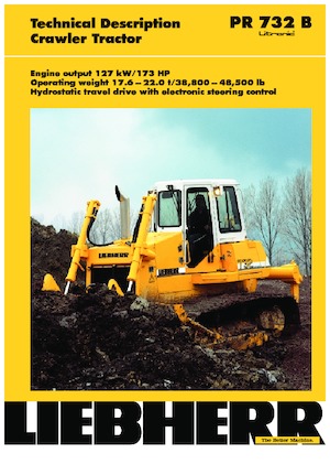 Гусеничні бульдозери Liebherr PR 732 B Litr.