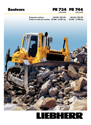 Гусеничні бульдозери Liebherr PR 734 L