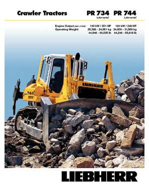 Гусеничні бульдозери Liebherr PR 734 L