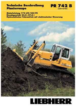 Гусеничні бульдозери Liebherr PR 742 B Litr.