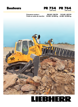 Гусеничні бульдозери Liebherr PR 764