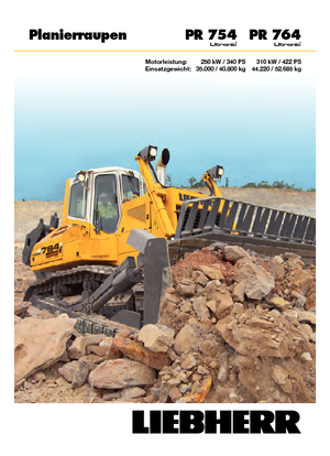 Гусеничні бульдозери Liebherr PR 764