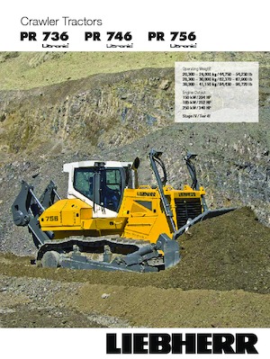 Гусеничні бульдозери Liebherr PR 746 L