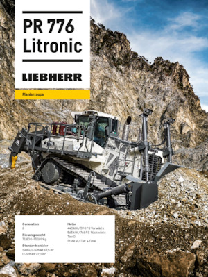 Гусеничні бульдозери Liebherr PR 776 Litronic 