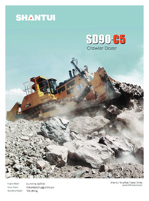 Гусеничні бульдозери Shantui SD90-C5