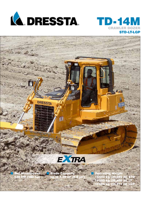 Гусеничні бульдозери Dressta TD 14 M LT Extra