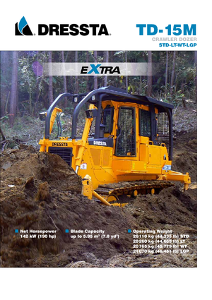 Гусеничні бульдозери Dressta TD 15 M LT Extra