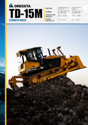 Гусеничні бульдозери Dressta TD 15M Extra LT