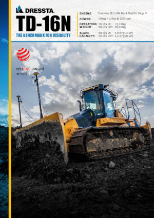 Гусеничні бульдозери Dressta TD 16N LGP