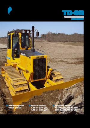 Гусеничні бульдозери Dressta TD 9 R