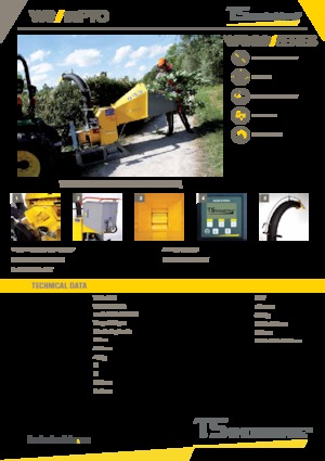 дробарки для деревних відходів TS-Industrie 10 PTO