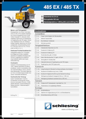 дробарки для деревних відходів Schliesing 485 TX