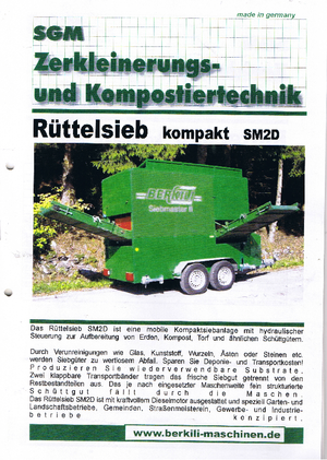 дробарки для деревних відходів Berkili 50 D 30+F