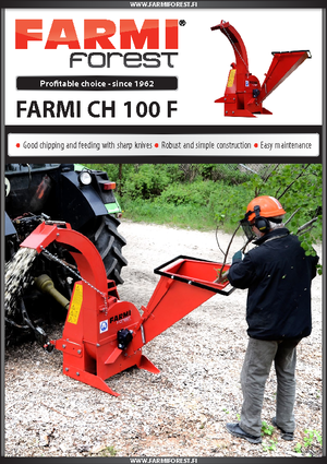 дробарки для деревних відходів Farmi CH 100 F