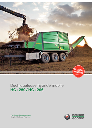 дробарки для деревних відходів Neuson-Ecotec CH 1250