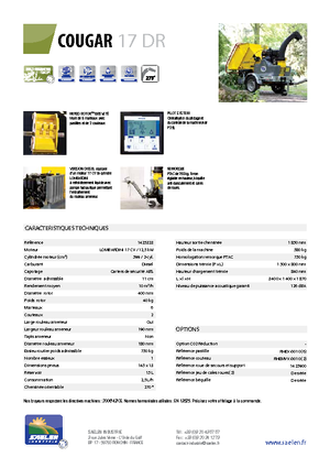 дробарки для деревних відходів TS-Industrie Cougar 17 DR