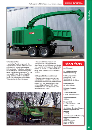 дробарки для деревних відходів Jenz HEM 360 Z