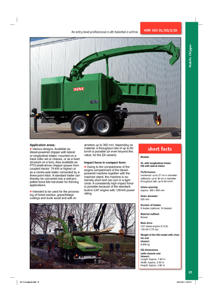 дробарки для деревних відходів Jenz HEM 360 Z