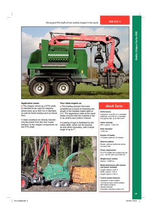 дробарки для деревних відходів Jenz HEM 820 Z