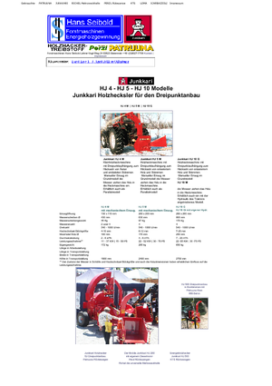 дробарки для деревних відходів Junkkari HJ 4 M