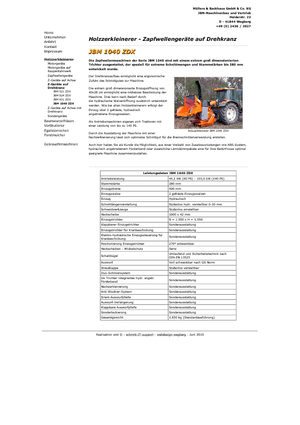 дробарки для деревних відходів JBM JBM 1040 ZDX