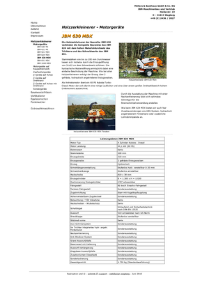 дробарки для деревних відходів JBM JBM 630 MDX