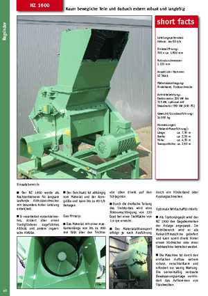 дробарки для деревних відходів Jenz NZ 1600 E