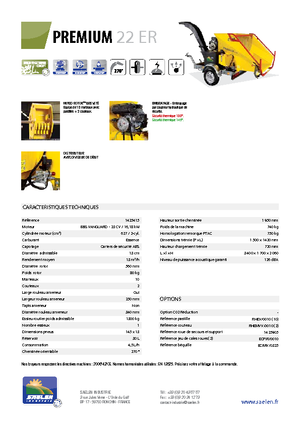 дробарки для деревних відходів TS-Industrie Premium 22 ER