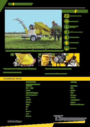дробарки для деревних відходів TS-Industrie Premium 22 P