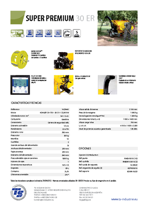 дробарки для деревних відходів TS-Industrie Super Premium 30 ER