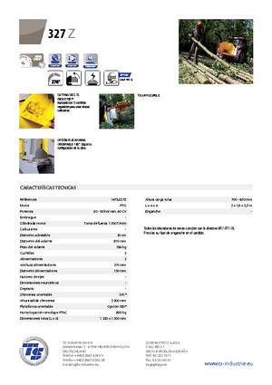 дробарки для деревних відходів TS-Industrie TS 327 Z