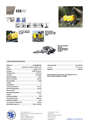 дробарки для деревних відходів TS-Industrie TS 450 M